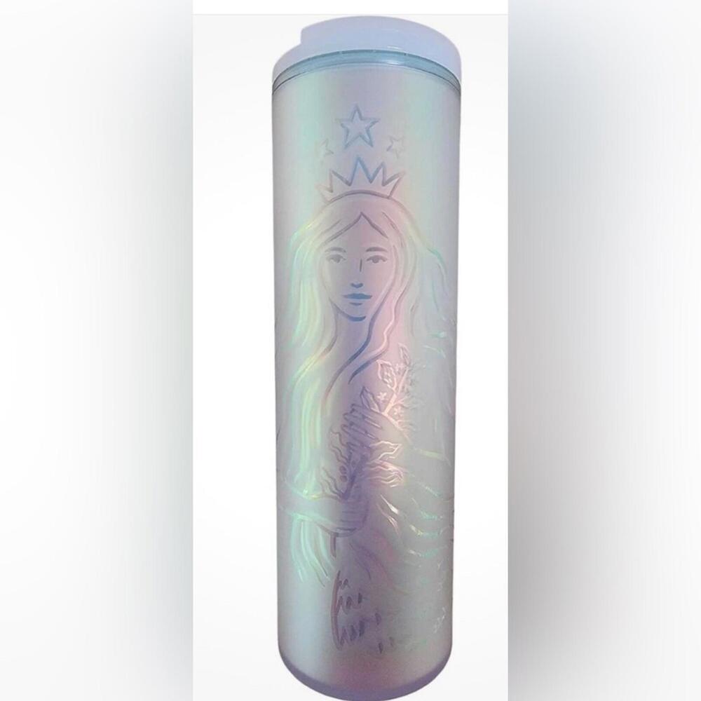 Starbucks 50th Anniversary Edition Frosted Siren Mermaid 16oz Cold Cup